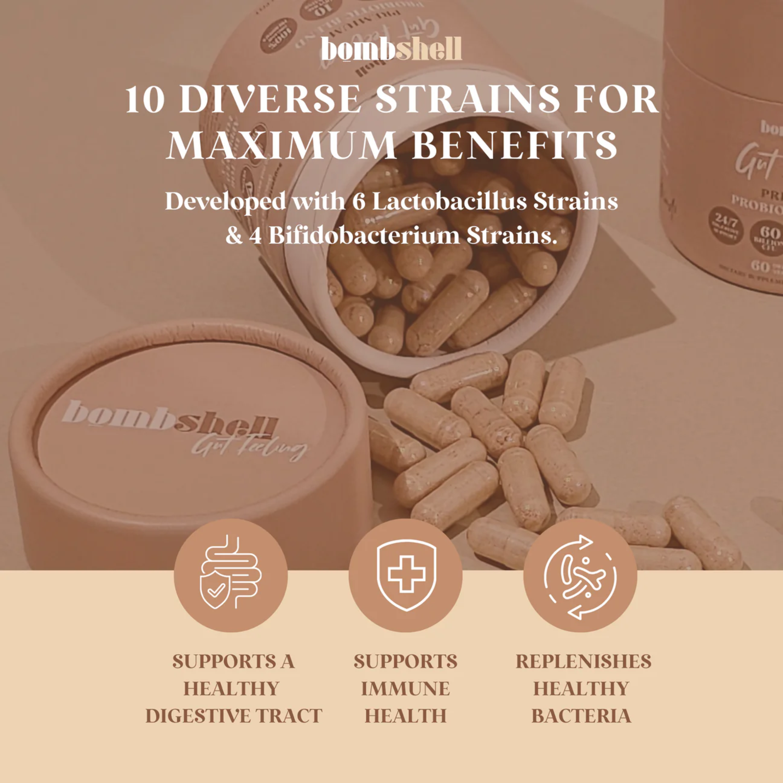 Probiotic with Organic Prebiotics - 2 Month Supply